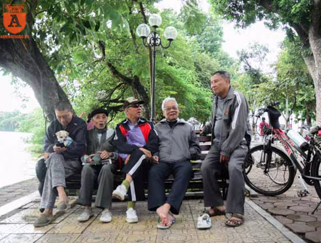 Cũng có những bác thích thú với thời tiết này Cũng có những bác thích thú với thời tiết này